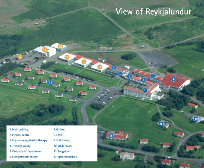 Aerial photograph of Reykjalundur